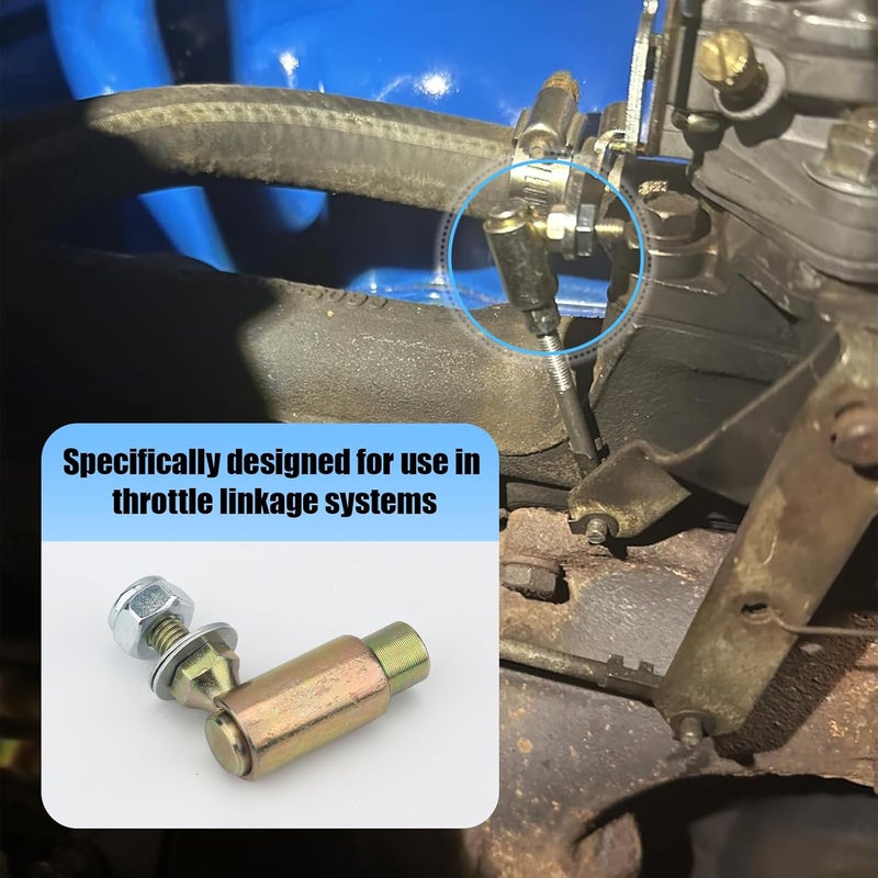 GGTE Throttle Disconnect, Quick Release Ball Joint, 10-32 In Female Thread, Throttle Cable Ball End, Steel Carburetor Linkages - Image 3